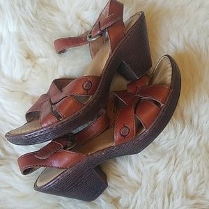 Born heeled sandals